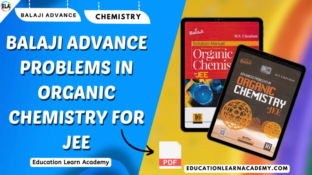 BALAJI ADVANCE PROBLEMS IN ORGANIC CHEMISTRY FOR JEE PDF