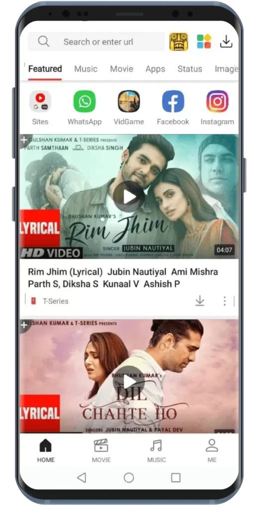 Features of VidMate APP