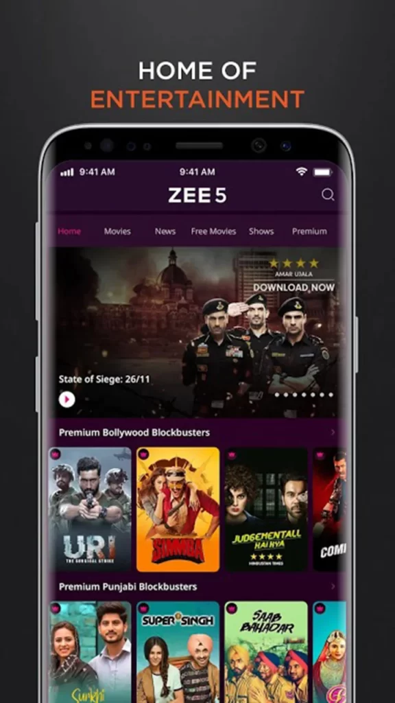 Features of ZEE5 Premium Apk