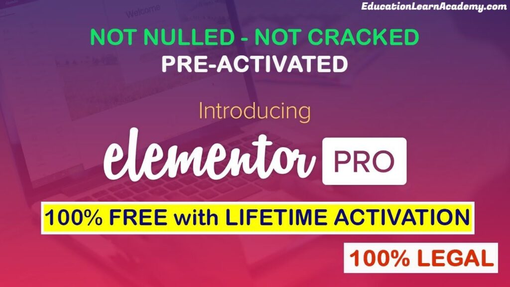 Free Download Elementor Pro