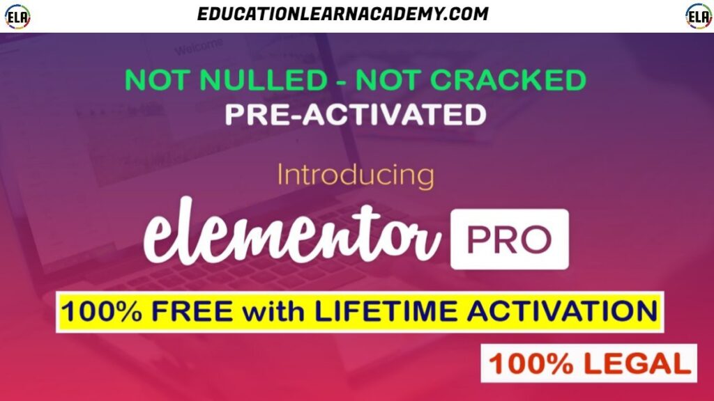 Free Download Elementor Pro Latest Version