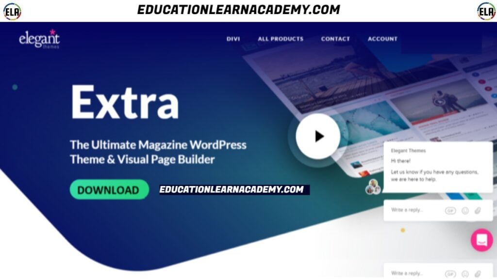 Free Download Extra Theme EDUCATIONLEARNACADEMY