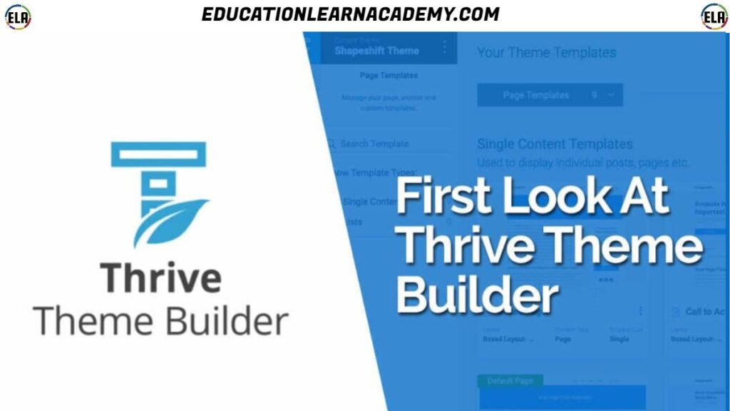 Free Download Thrive Theme Builder educationlearnacademy.com