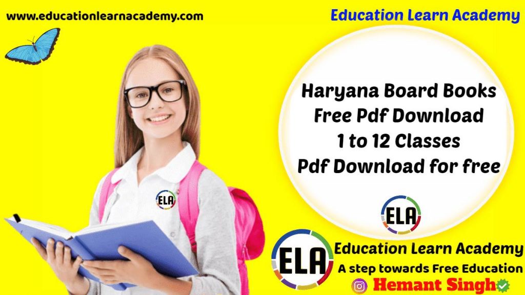 Haryana Board Books Free Pdf Download by SCERT 1 to 12 Classes Download School Textbooks Pdf Online for free