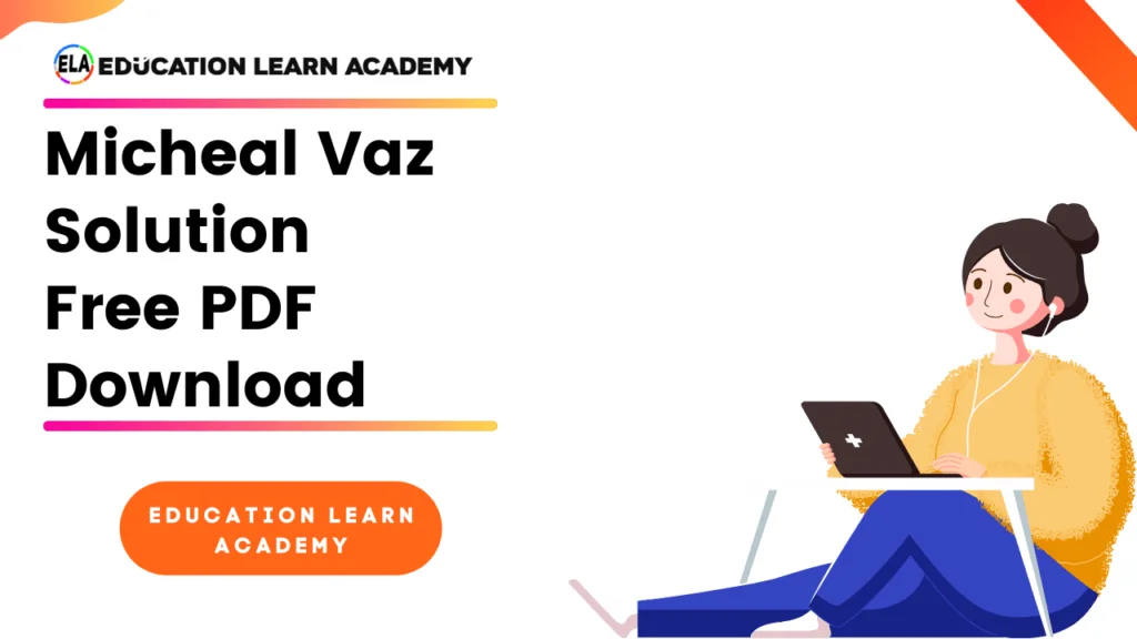 Micheal Vaz Solutions Free PDF Download 1 Micheal Vaz Solution Free PDF Download