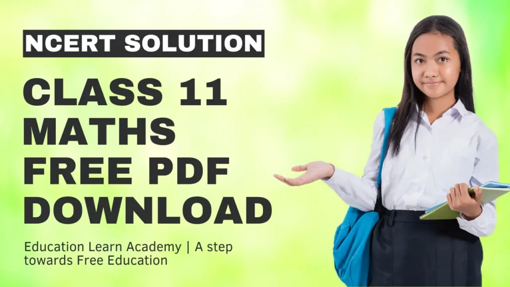 NCERT Solutions Class 11 Maths Free PDF Download