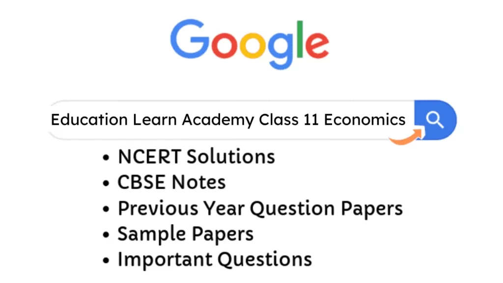 Class 11 Economics NCERT Textbook Solutions - Free PDF download