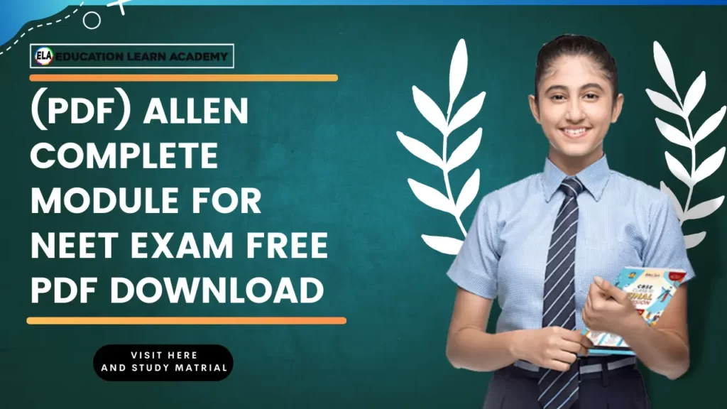 (PDF) Allen complete module for NEET Exam Free pdf download 1 (PDF) Allen complete module for NEET Exam Free pdf download