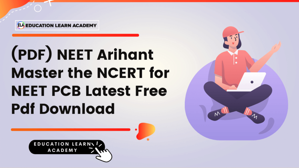 (PDF) NEET Arihant Master the NCERT for NEET PCB Latest Free Pdf Download