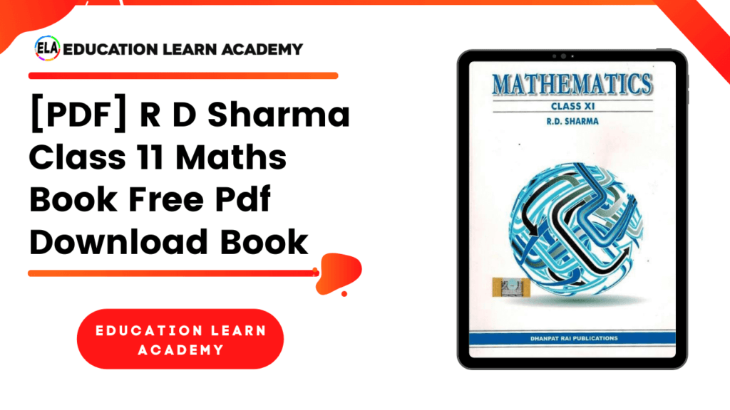 [PDF] RD Sharma Class 11 Maths Book Free Pdf Download Book