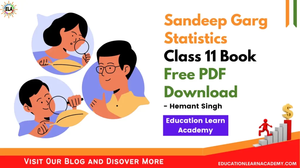 Sandeep Garg Statistics Class 11 Book Free PDF Download