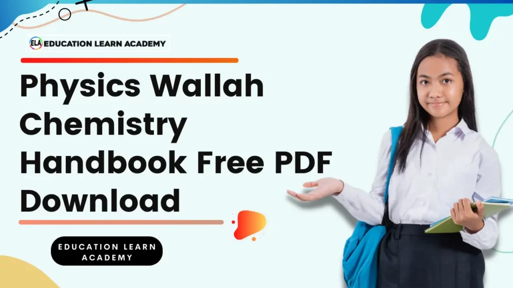 Physics Wallah Chemistry Handbook Free PDF Download