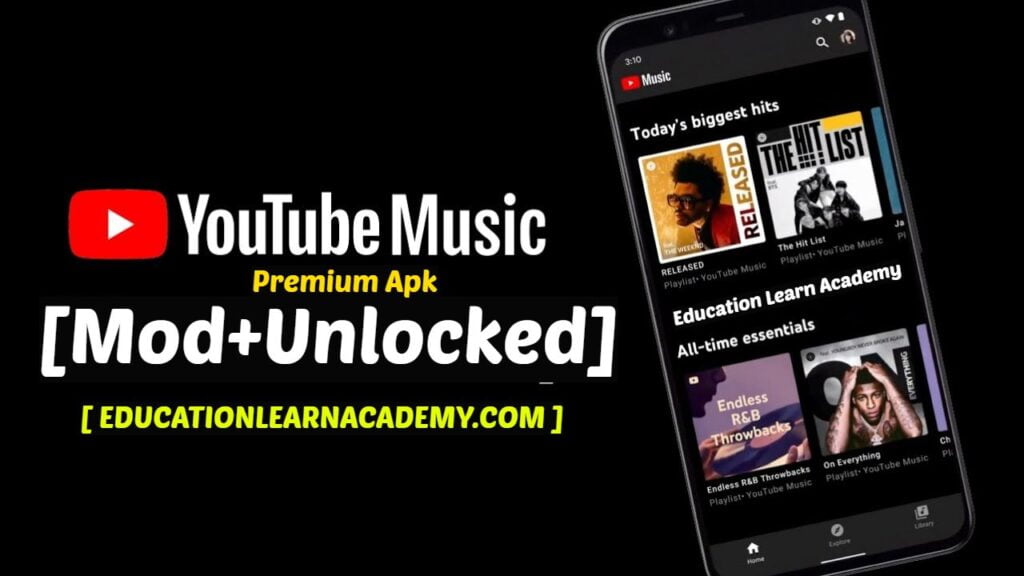 Youtube music premium Mod Apk