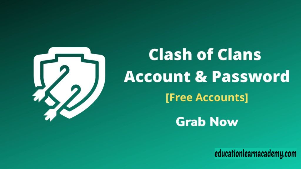 free clash of clans account